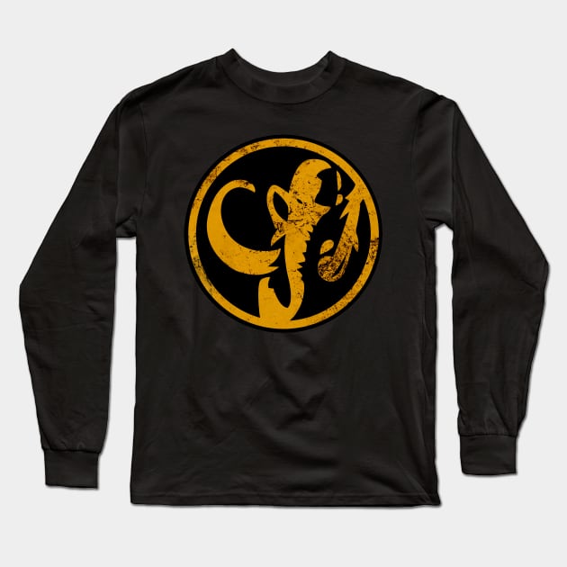 black ranger icon Long Sleeve T-Shirt by nataliawinyoto